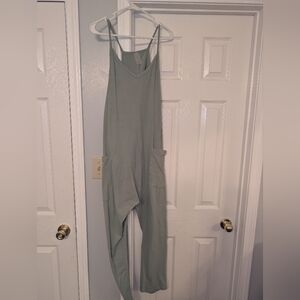 Sage Green Lightweight Pocket Jumpsuit